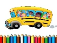 School Bus Coloring Book